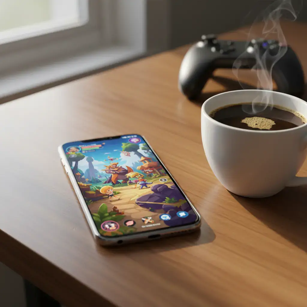 Spiel auf dem Handy